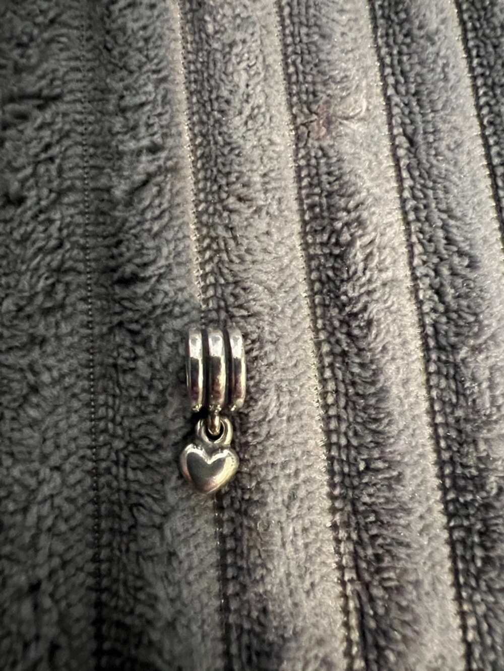 Pandora Sterling Silver Small Heart Dangle Charm - 790276 - Retired